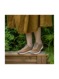 Tennarit & Sneakerit<Pomar LUOTO Naisten stretch sneakerit SAND SDE/SAND STRETCH TEXTILE/TAN S