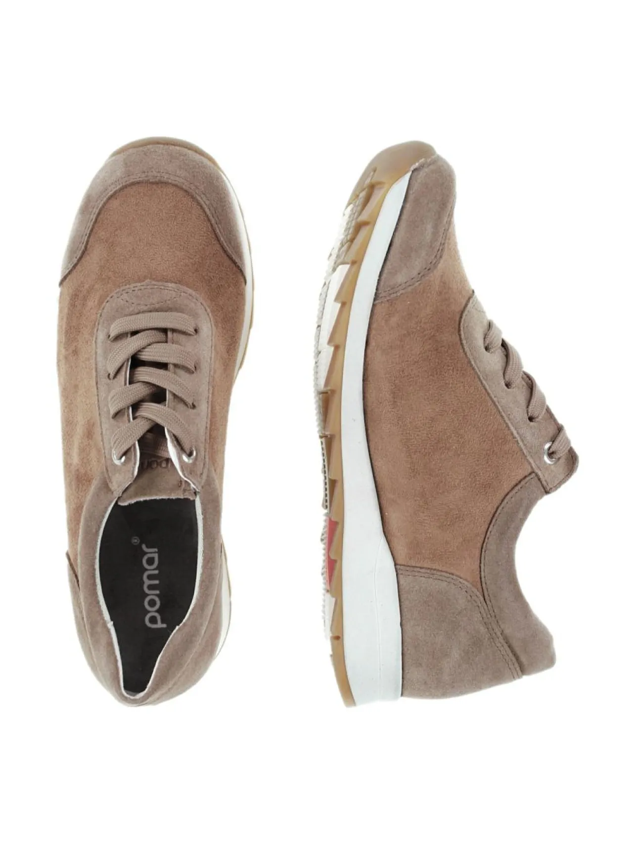 Tennarit & Sneakerit<Pomar LUOTO Naisten stretch sneakerit SAND SDE/SAND STRETCH TEXTILE/TAN S