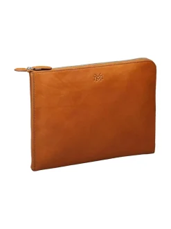 Tietokonelaukut<MMV Bags Luton Laptop Sleeve -nahkasuoja 14'' COGNAC (KONJAKINRUSKEA)