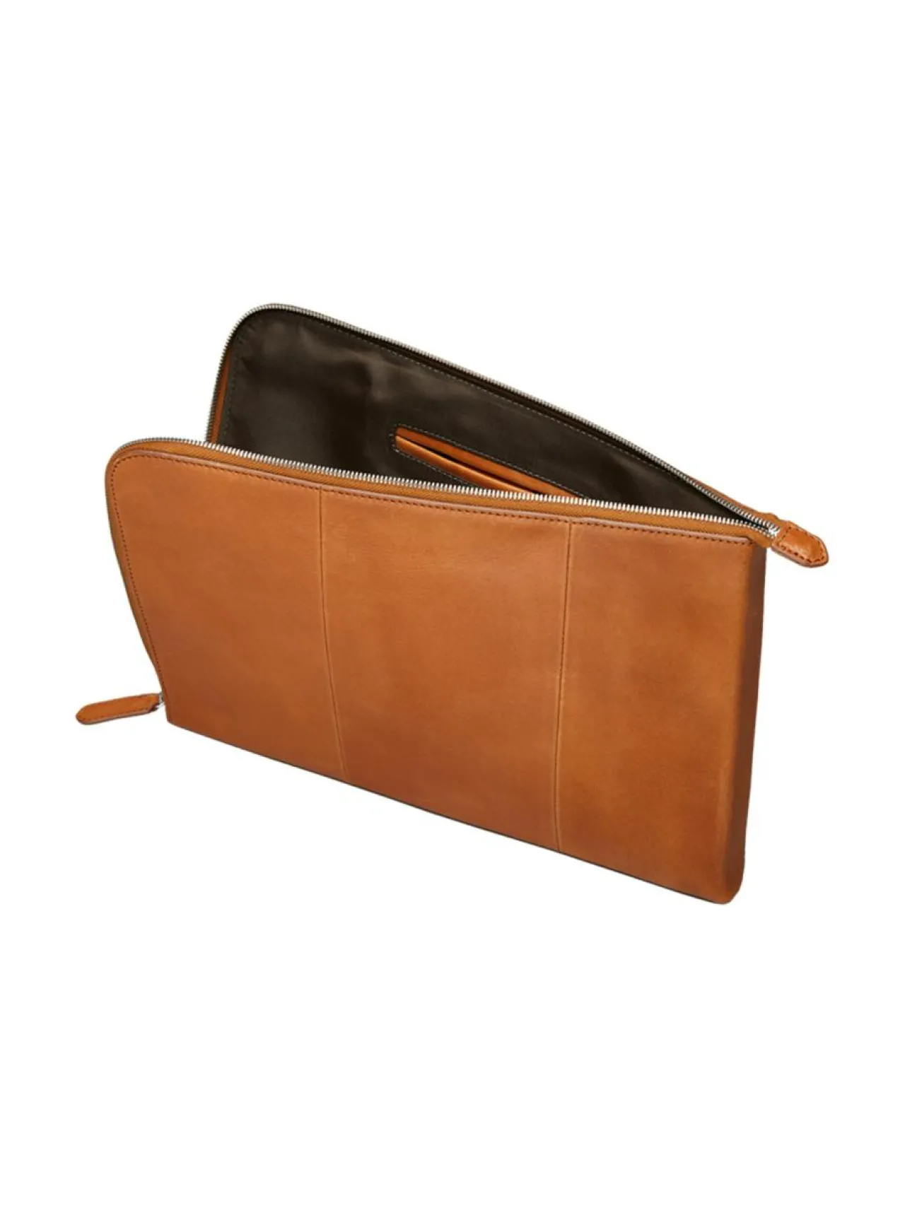 Tietokonelaukut<MMV Bags Luton Laptop Sleeve -nahkasuoja 14'' COGNAC (KONJAKINRUSKEA)