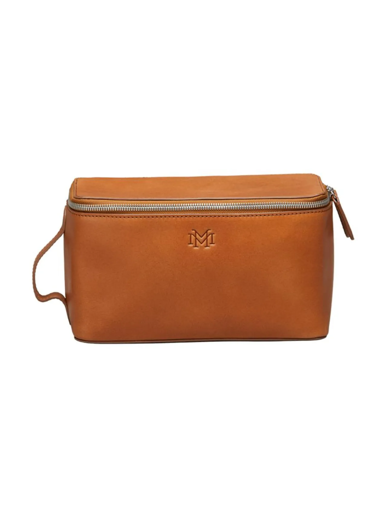 Matkalaukut & Tarvikkeet<MMV Bags Luton Leather Washbag -toilettilaukku COGNAC (KONJAKINRUSKEA)
