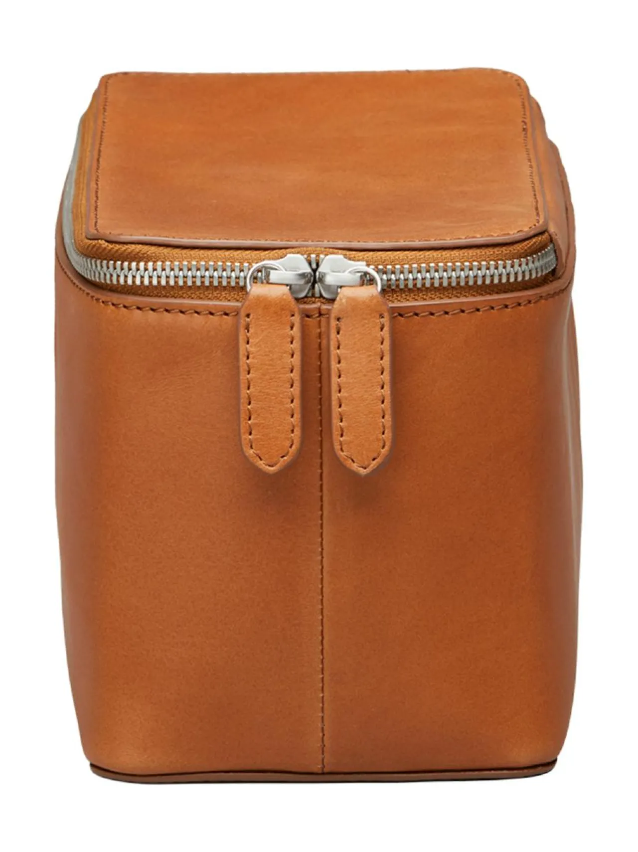 Matkalaukut & Tarvikkeet<MMV Bags Luton Leather Washbag -toilettilaukku COGNAC (KONJAKINRUSKEA)