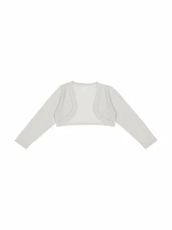 Juhlavaatteet|Juhlavaatteet<MINGNELIN Lux-neulebolero 007 SILVER