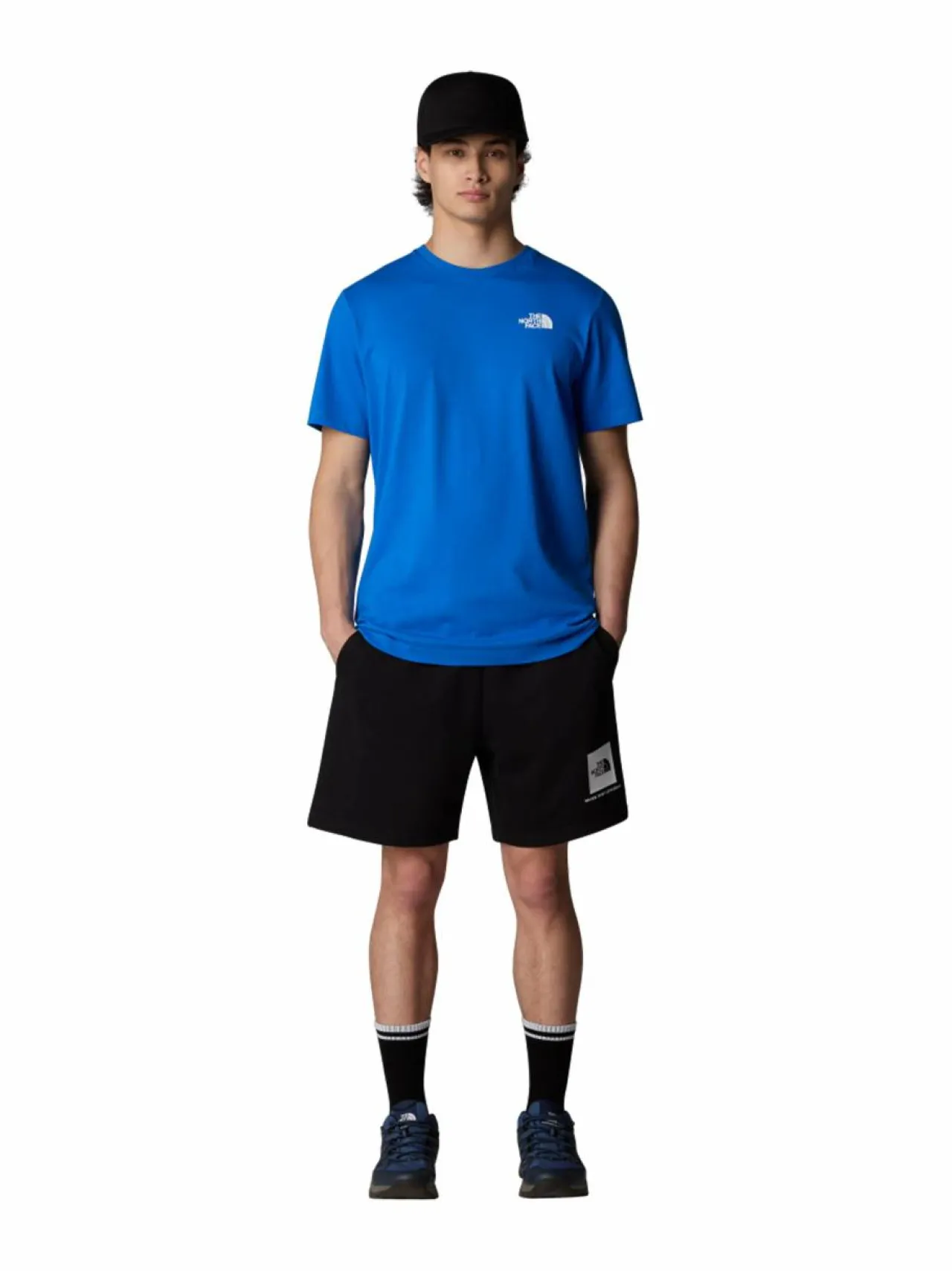 Urheiluhousut & Treenitrikoot<The North Face M Box Regular -collegeshortsit KY4 TNF BLACK/TNF WHITE