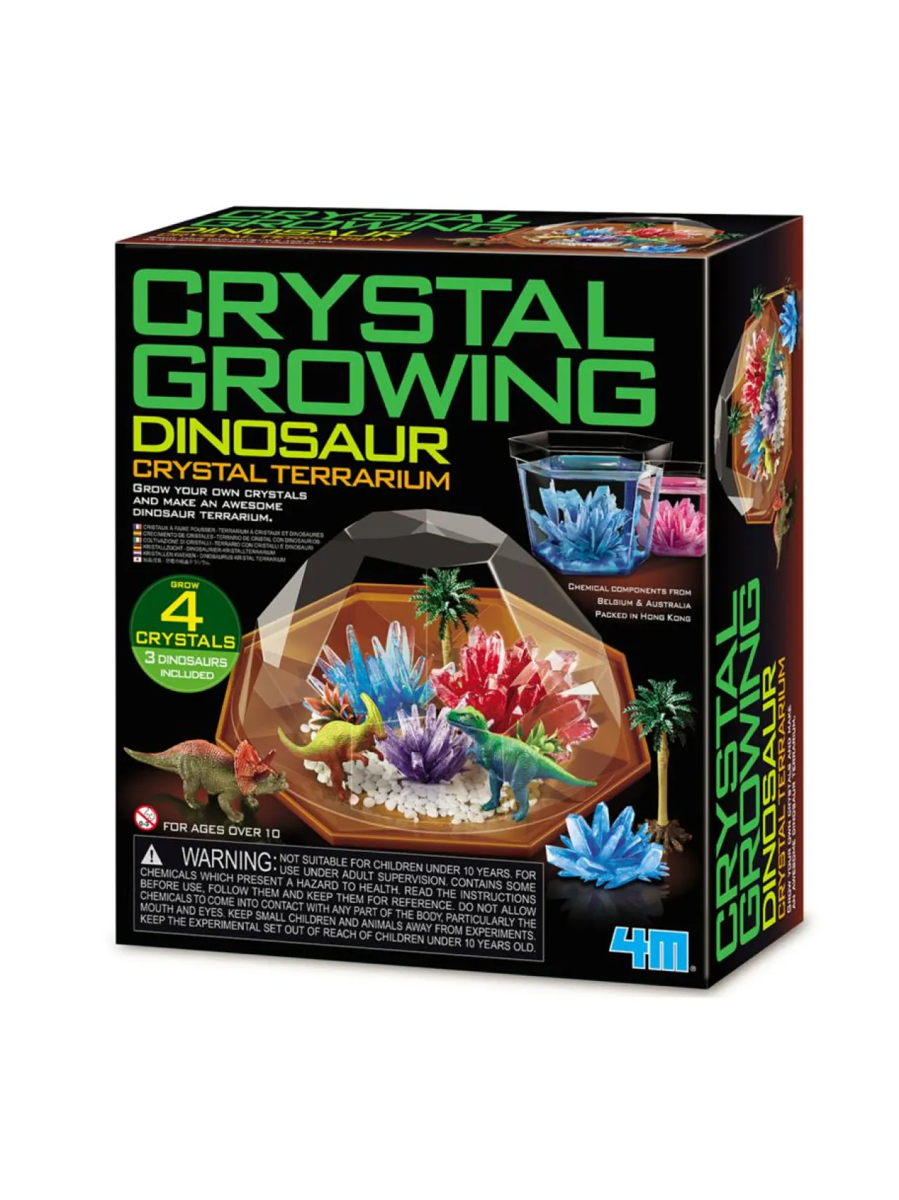 4M Chrystal growing Dinosaurusterraario^ Luovuus & Oppiminen