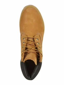 Nilkkurit<Timberland M 6-Inch Premium -nahkakengät WHEAT NUBUCK YELLOW (VAALEANRUSKEA)