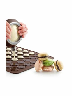 Leivonta<Lékué Macaron-leivontamatto 40 cm BROWN