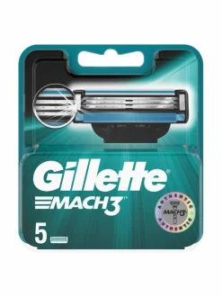 Gillette Mach3-vaihtoterä 5 kpl^ Kasvojenhoito