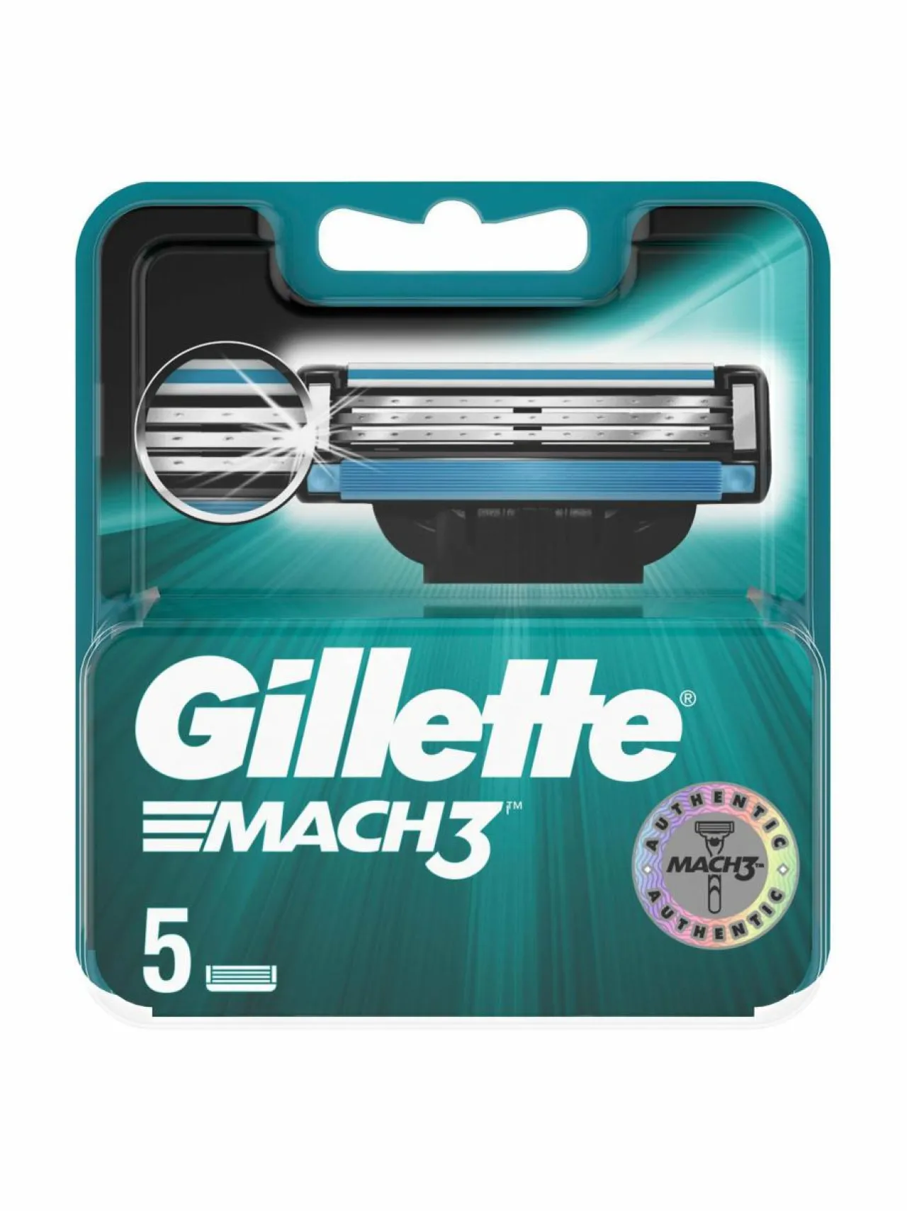 Gillette Mach3-vaihtoterä 5 kpl^ Kasvojenhoito