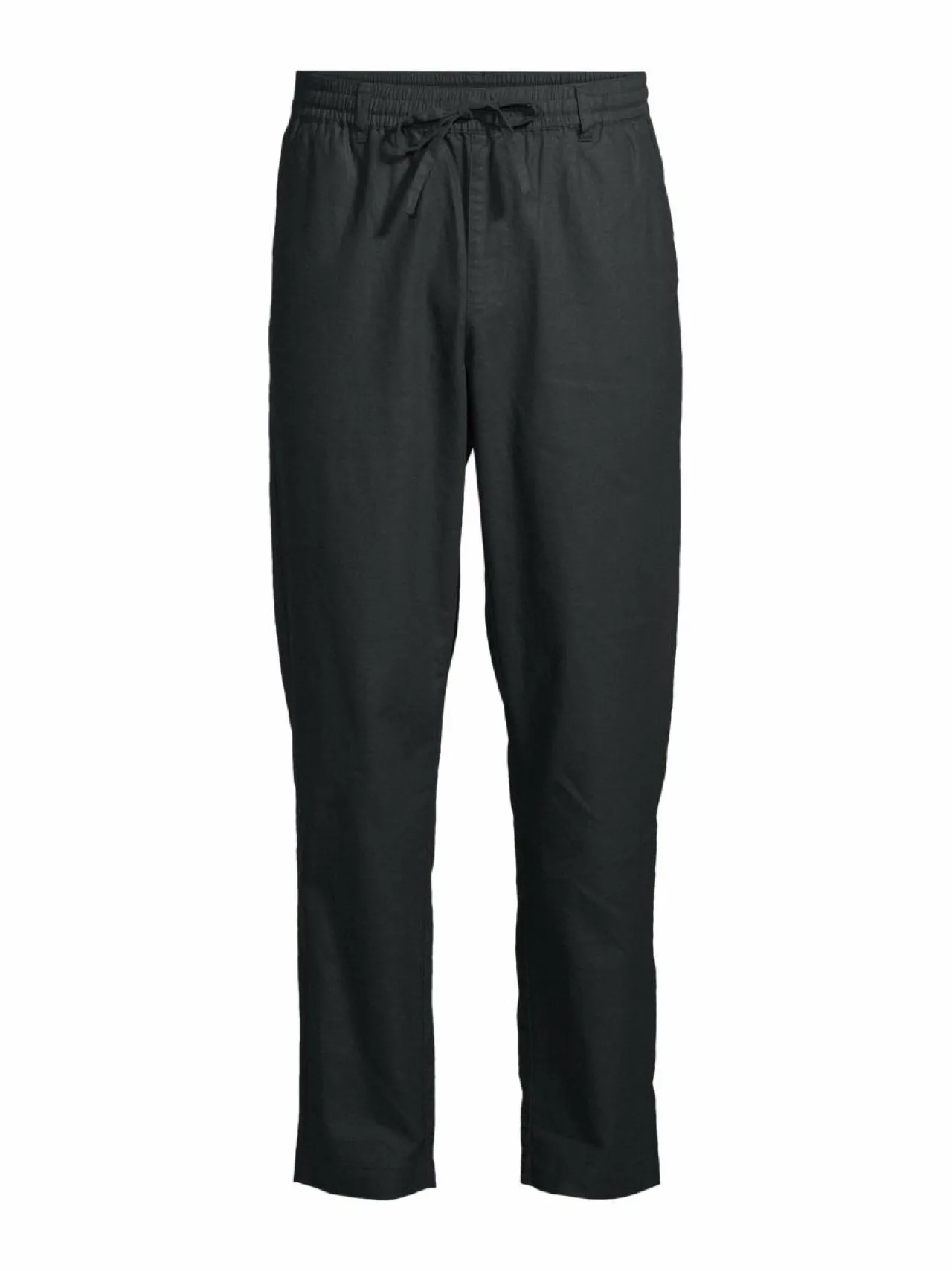 Housut<CONSTRUE Madrid-pellavasekoitehousut BLACK