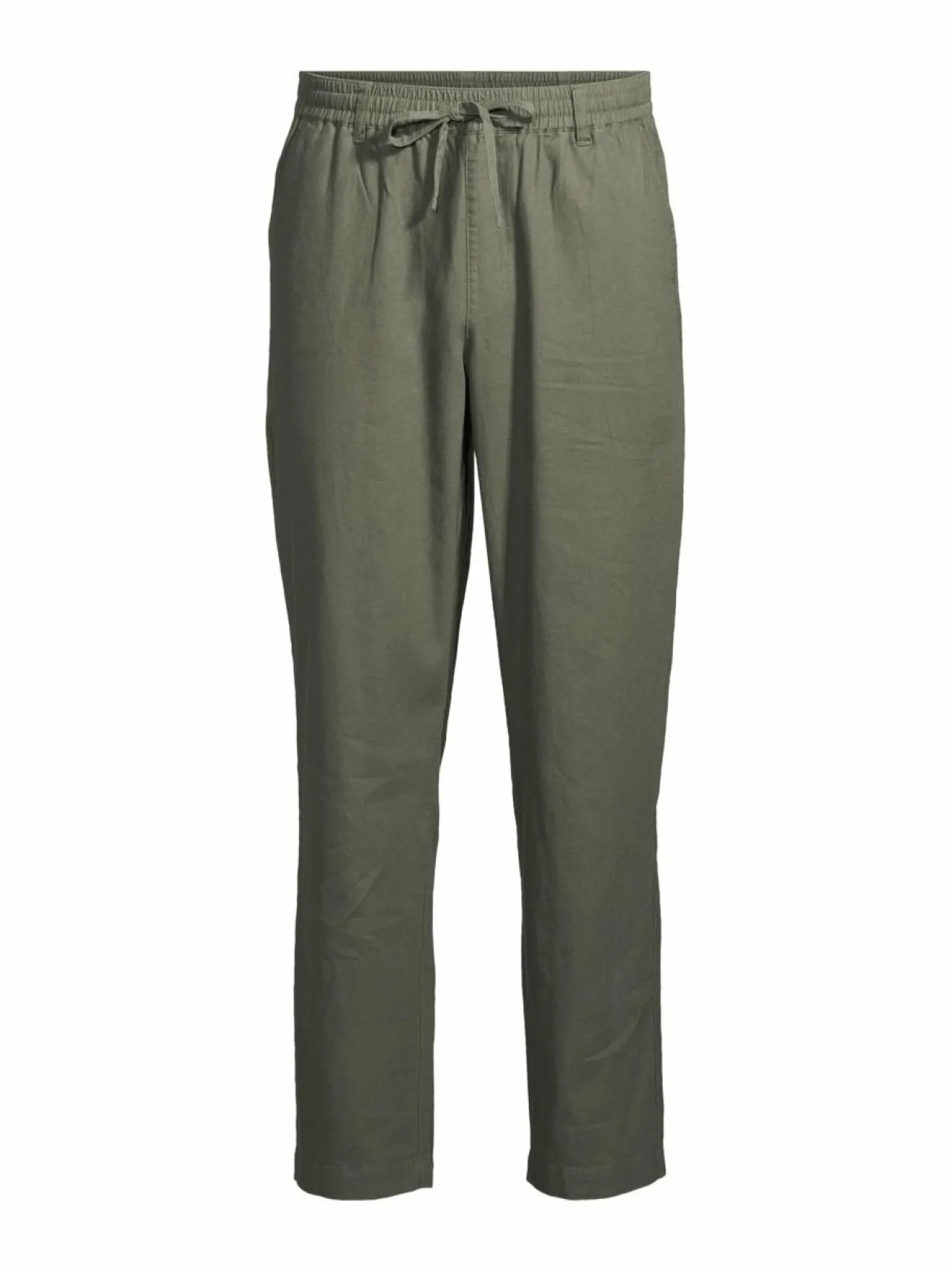 Housut<CONSTRUE Madrid-pellavasekoitehousut THYME GREEN