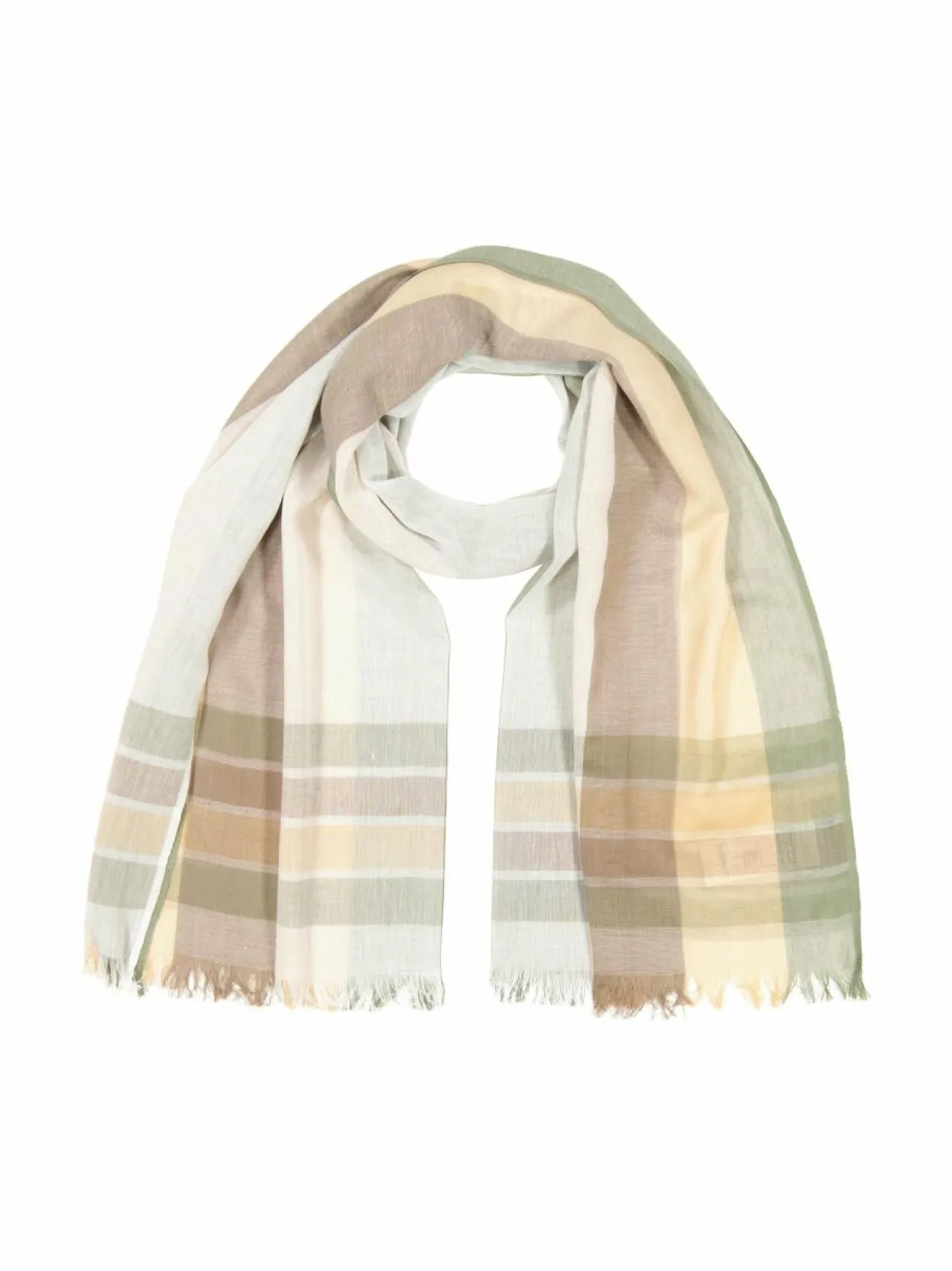 Huivit & Kaulaliinat<CONSTRUE Mads-raidallinen huivi GREEN STRIPE COMBO