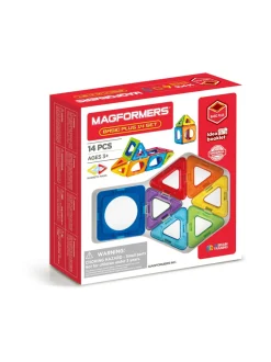 MAGFORMERS Rakennussetti Basic Plus, 14 kpl^ Rakennussarjat