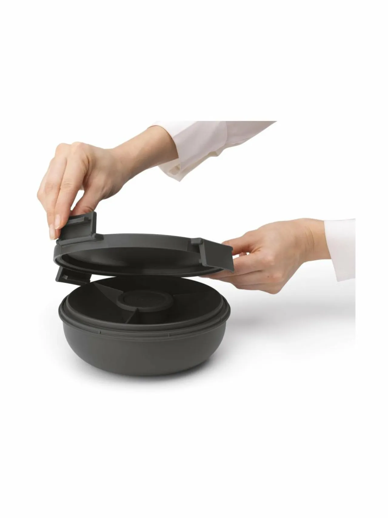 Grillit & Grillitarvikkeet<Brabantia Make & Take -salaattikulho 1,3 l DARK GREY