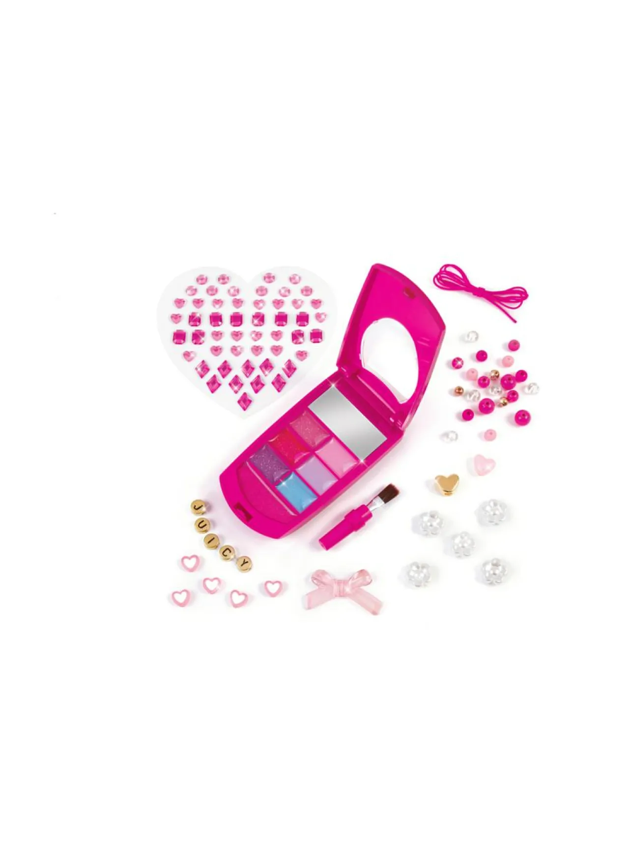 Luovuus & Oppiminen<JUICY COUTURE MAKE IT REAL huulikiiltosetti ja DIY-avainketju Dial Up the Style
