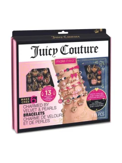 JUICY COUTURE MAKE IT REAL DIY-rannekorusetti Samettia ja helmiä^ Luovuus & Oppiminen