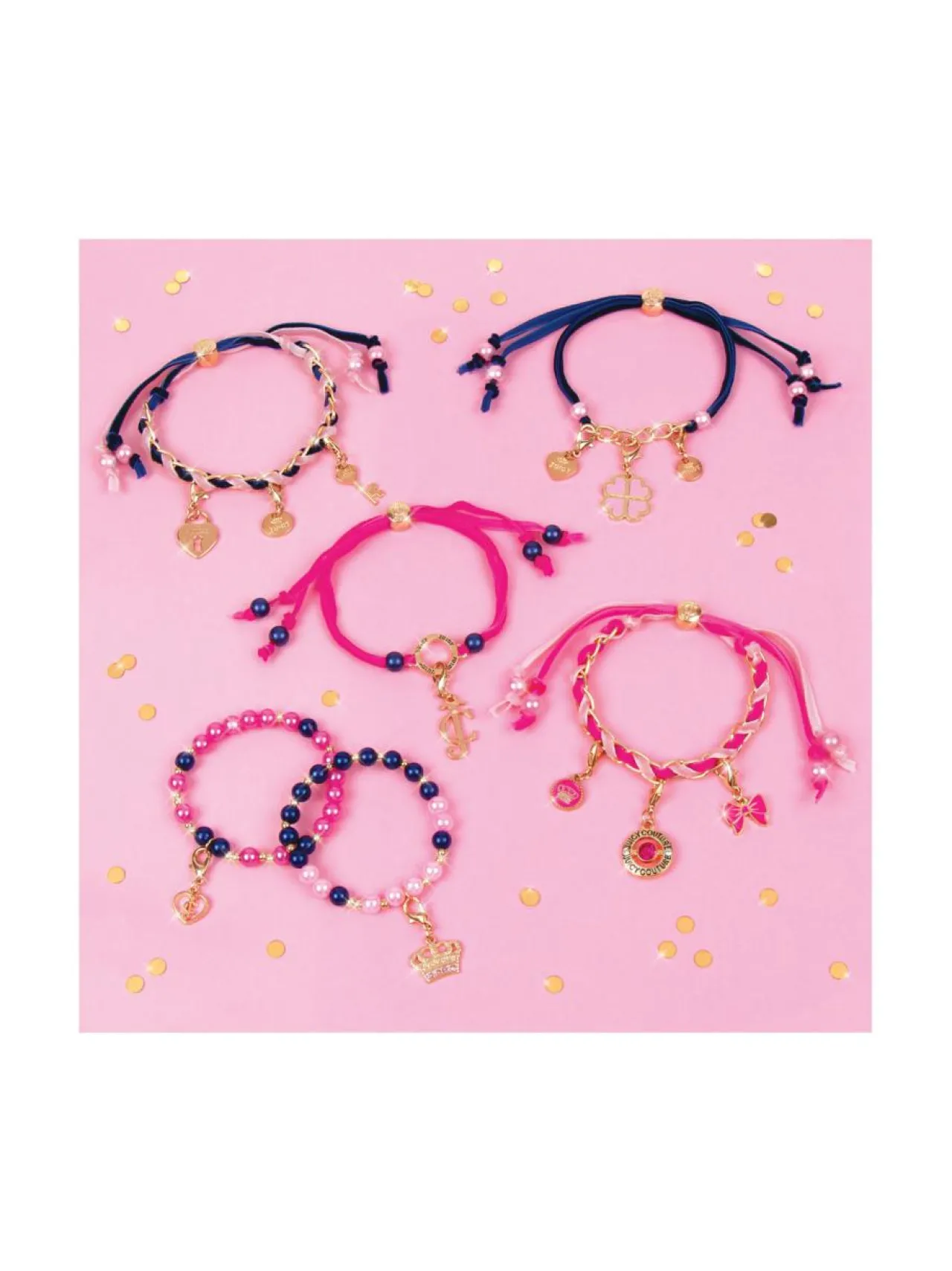 JUICY COUTURE MAKE IT REAL DIY-rannekorusetti Samettia ja helmiä^ Luovuus & Oppiminen