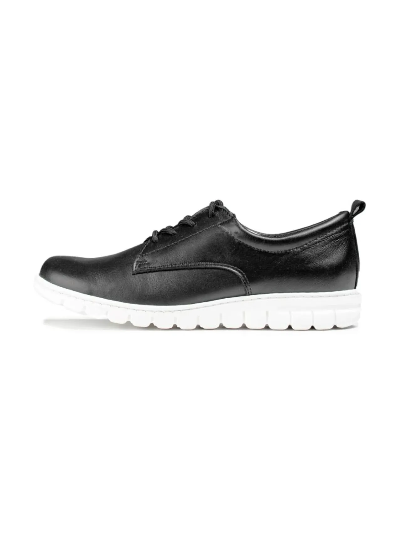 Kävelykengät & Loaferit<Pomar MALVA Naisten Lite-Flex kävelykengät BLACK SOFT NAPPA (WHT BOGNA S)