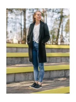 Kävelykengät & Loaferit<Pomar MALVA Naisten Lite-Flex kävelykengät BLACK SOFT NAPPA (WHT BOGNA S)