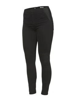 Mamalicious MlLola Slim Black Jeans housut^ Äitiysvaatteet