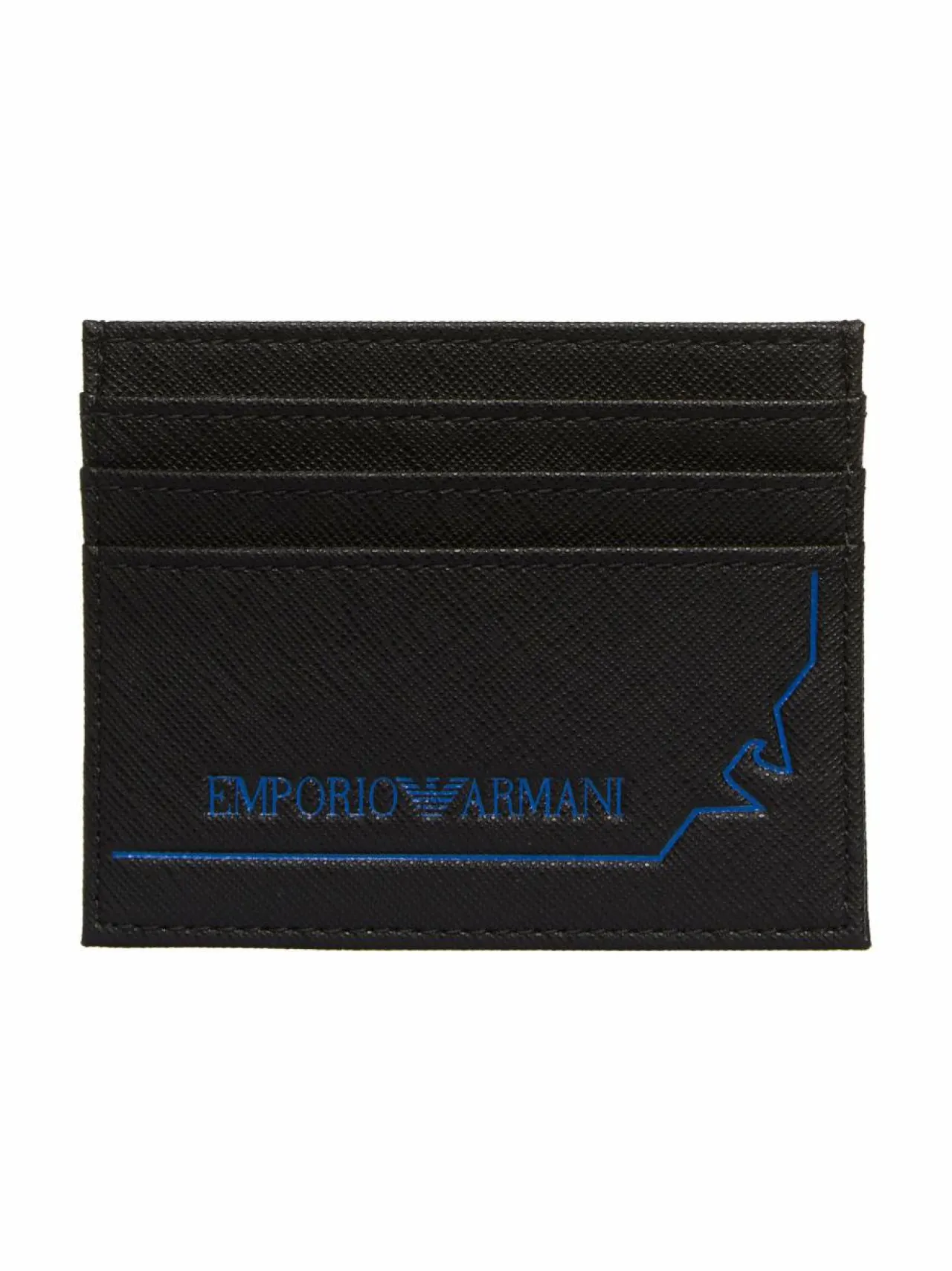 Emporio Armani Man's-tekonahkainen korttikotelo^ Lompakot & Kotelot