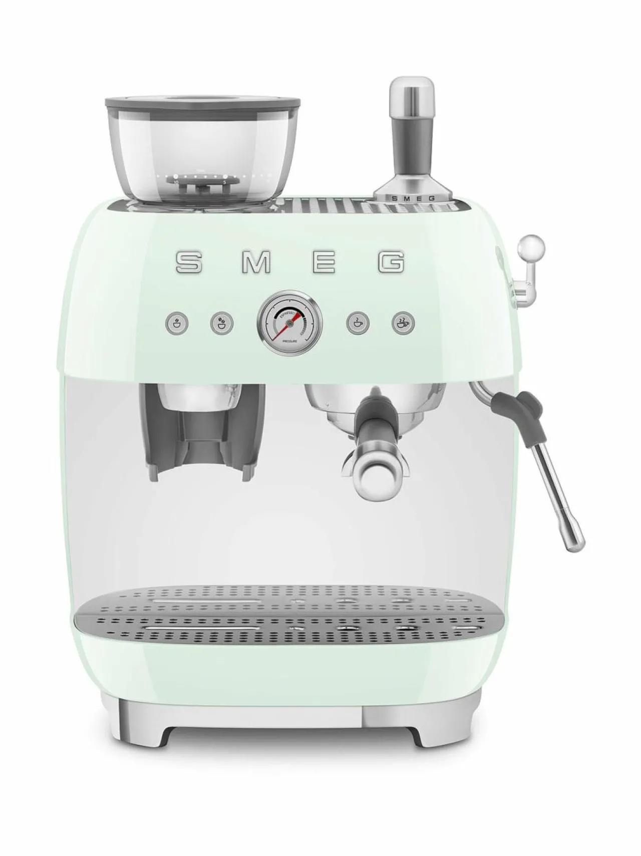 Kahvin- & Vedenkeittimet<Smeg Manuaalinen espressokone PASTEL GREEN