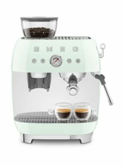 Kahvin- & Vedenkeittimet<Smeg Manuaalinen espressokone PASTEL GREEN