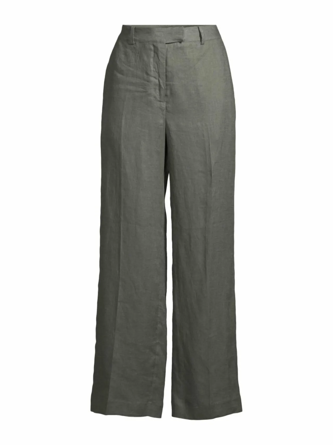 Housut<ESSENTIALS by Stockmann Marianne-housut KHAKI GREEN
