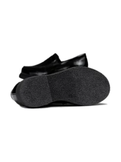 Kävelykengät & Loaferit<Pomar MATARA Naisten loaferit BLACK LACK/BLACK SOLE