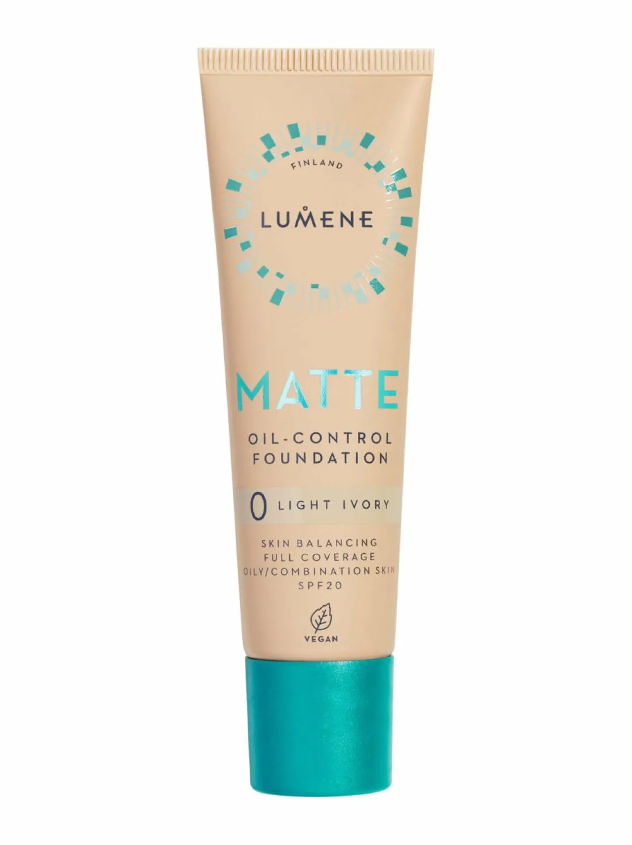 Kasvot<Lumene Matte Oil-control Foundation SPF20 -mattameikkivoide