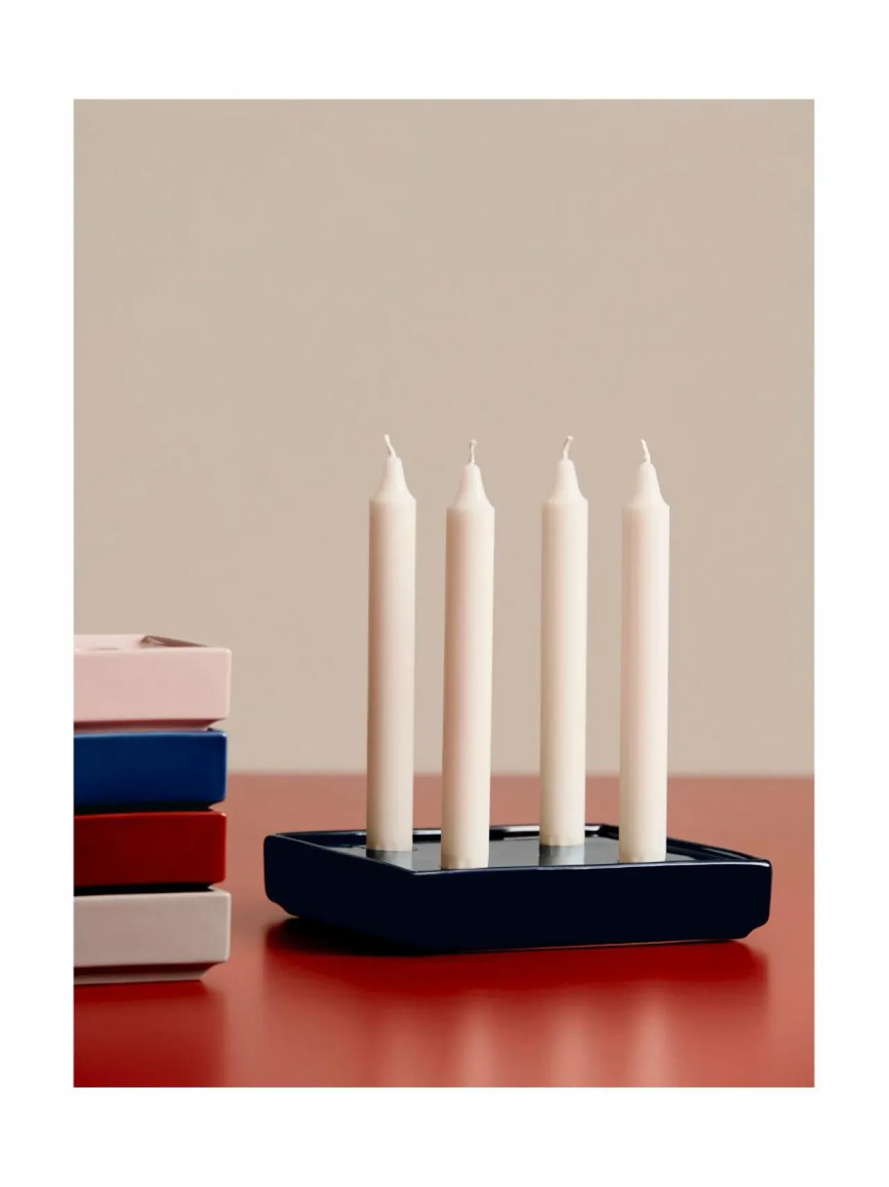Kynttilät & Lyhdyt<HAY Mattone-kynttilänjalka BLUE