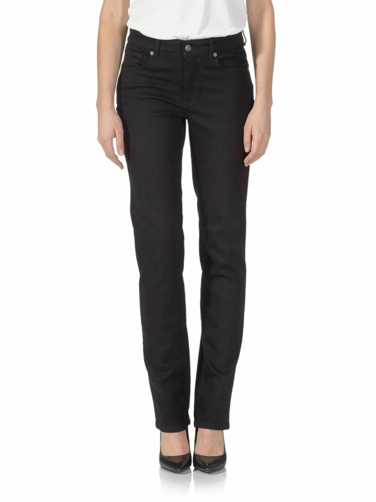 Farkut<Mac Jeans Melanie-farkut MUSTA