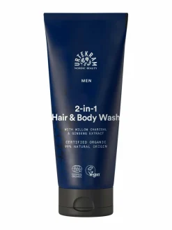 Vartalonhoito<Urtekram Men 2-in-1 Hair & Body Shower Gel -suihkugeeli