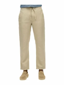 Superdry Merchant Linen -pellavahousut^ Housut