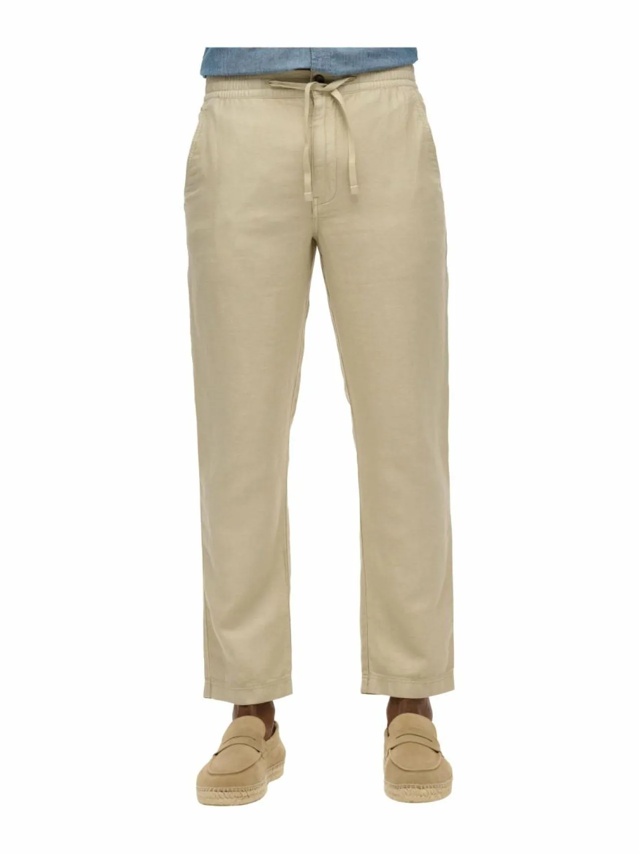 Superdry Merchant Linen -pellavahousut^ Housut