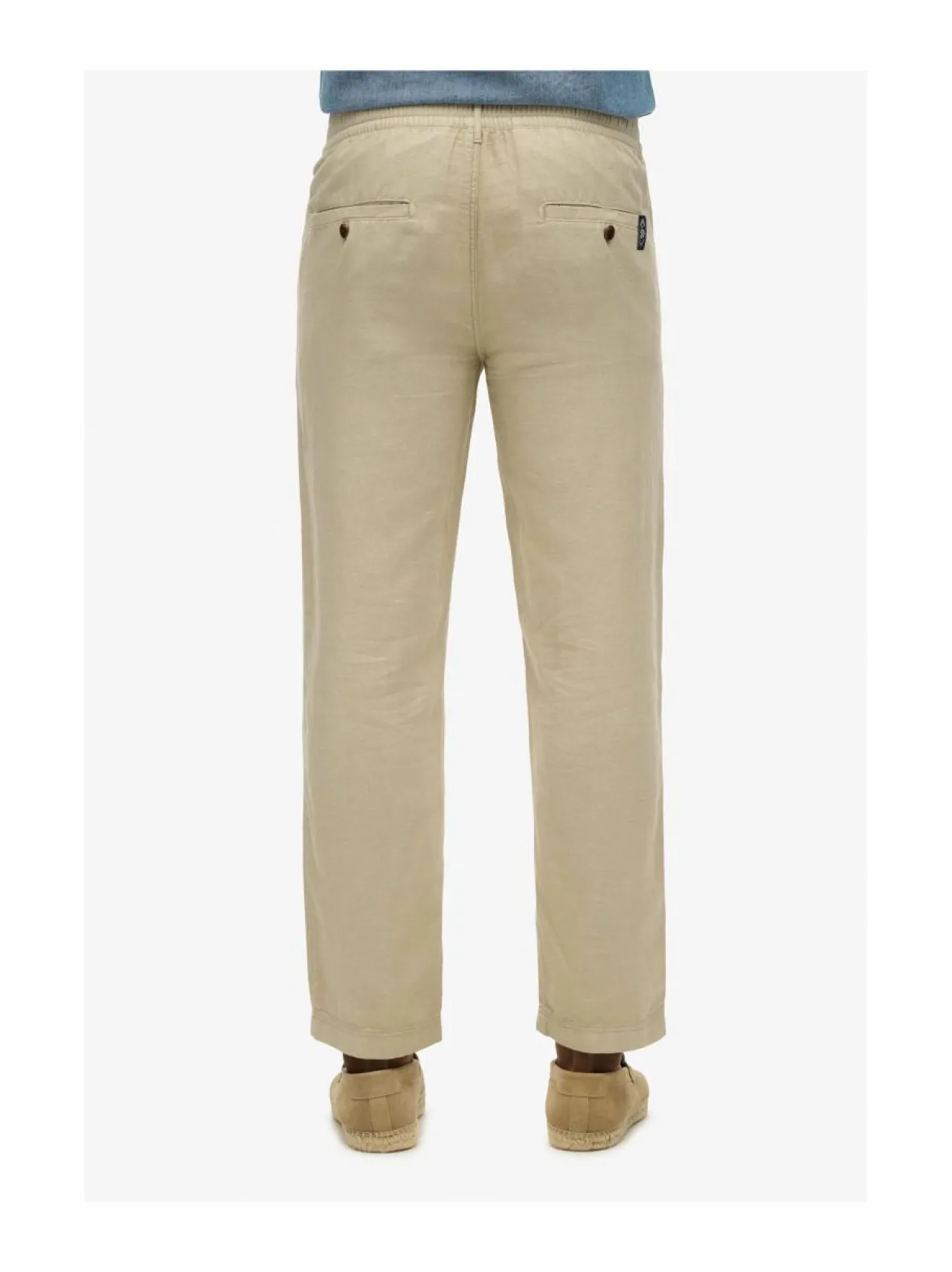 Superdry Merchant Linen -pellavahousut^ Housut