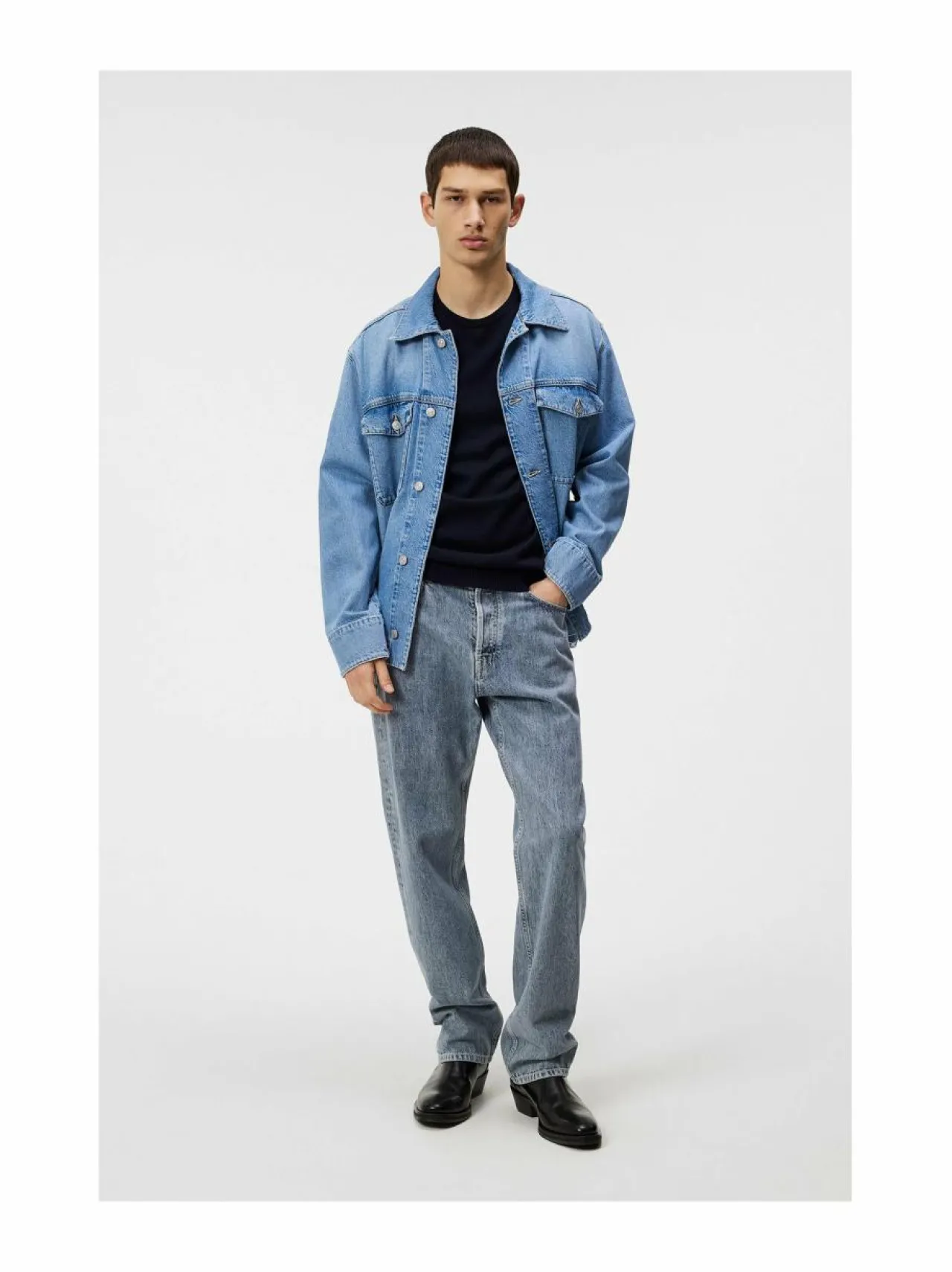 Neuleet<J.Lindeberg Merinoneule 6693 NAVY