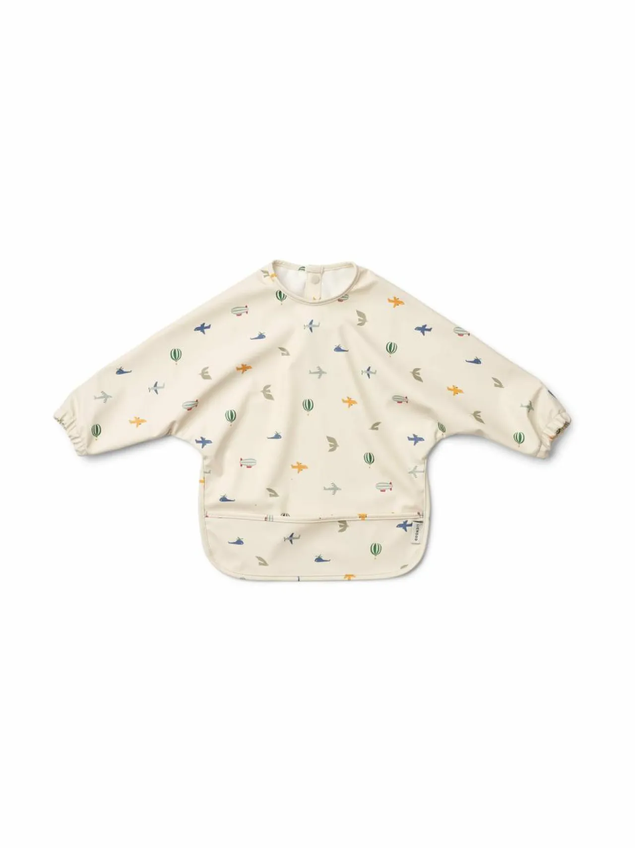 Lasten Ruokailu<Liewood Merle Printed Cape Bib -ruokailupaita 2330 AVIATOR / ECRU
