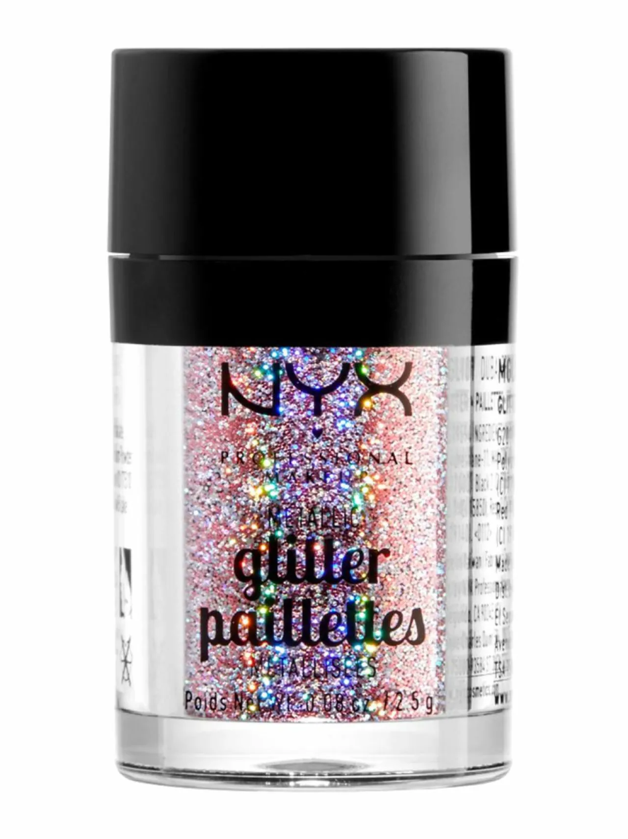Kasvot<NYX Professional Makeup Metallic Glitter -kimalle 2,5 g