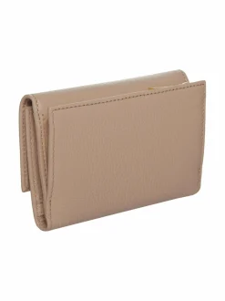 Lompakot & Kotelot<Coccinelle Metallic Soft Flap -nahkalompakko N12 NUDE