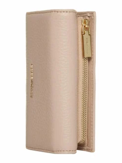 Lompakot & Kotelot<Coccinelle Metallic Soft Flap -nahkalompakko N12 NUDE