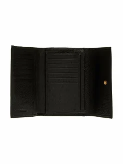 Lompakot & Kotelot<Coccinelle Metallic Soft Flap -nahkalompakko 001 NOIR