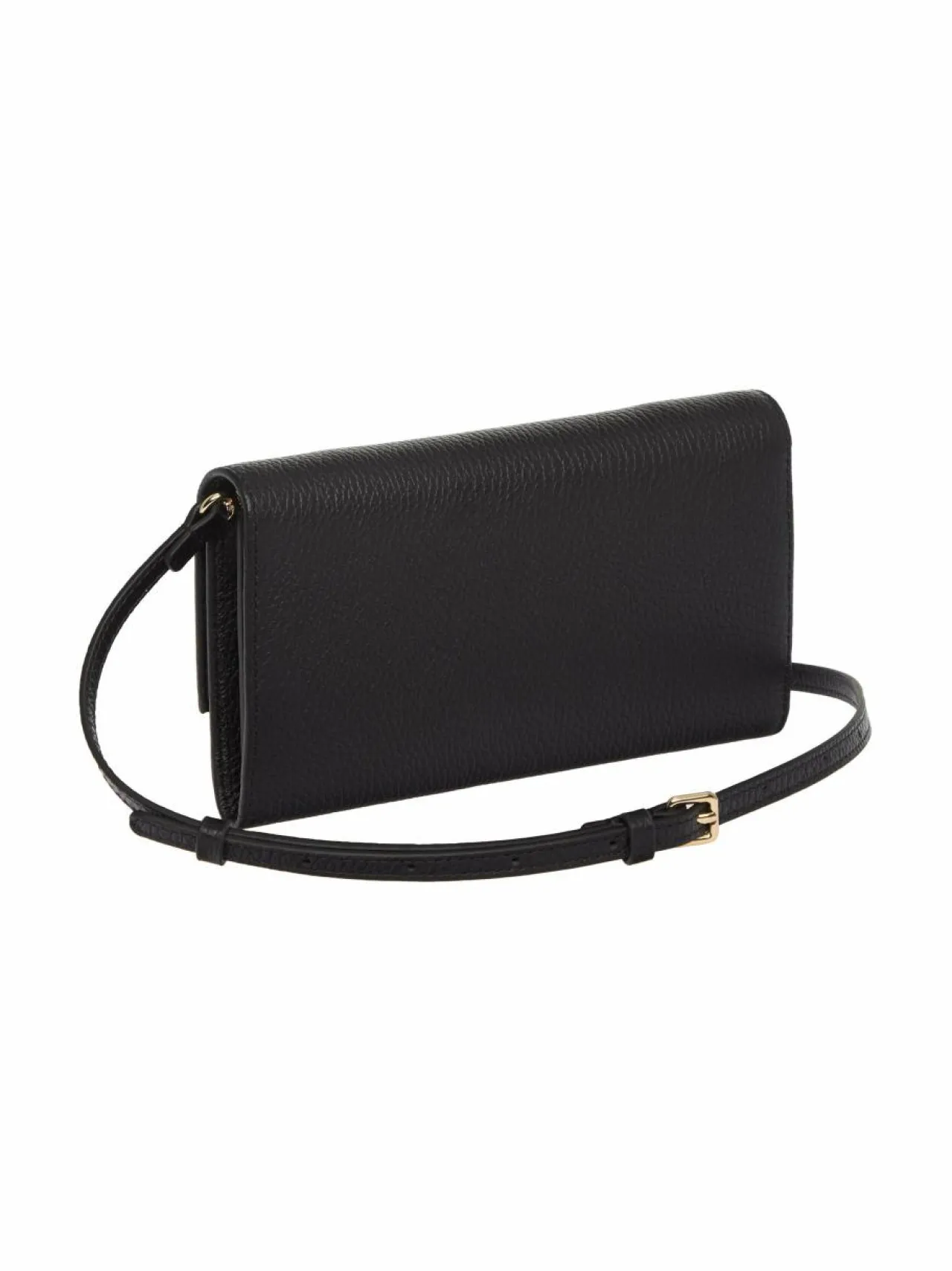 Lompakot & Kotelot<Coccinelle Metallic Soft Wallet With Strap -lompakkolaukku 001 NOIR