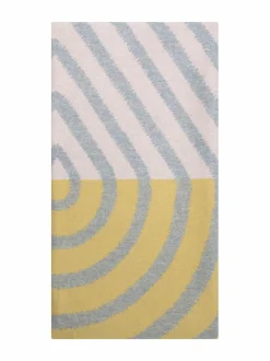Huovat & Päiväpeitot<Lapuan Kankurit Metsälampi-merinovillahuopa 130 x 200 cm 2 ROSE-GREY-OCHRE
