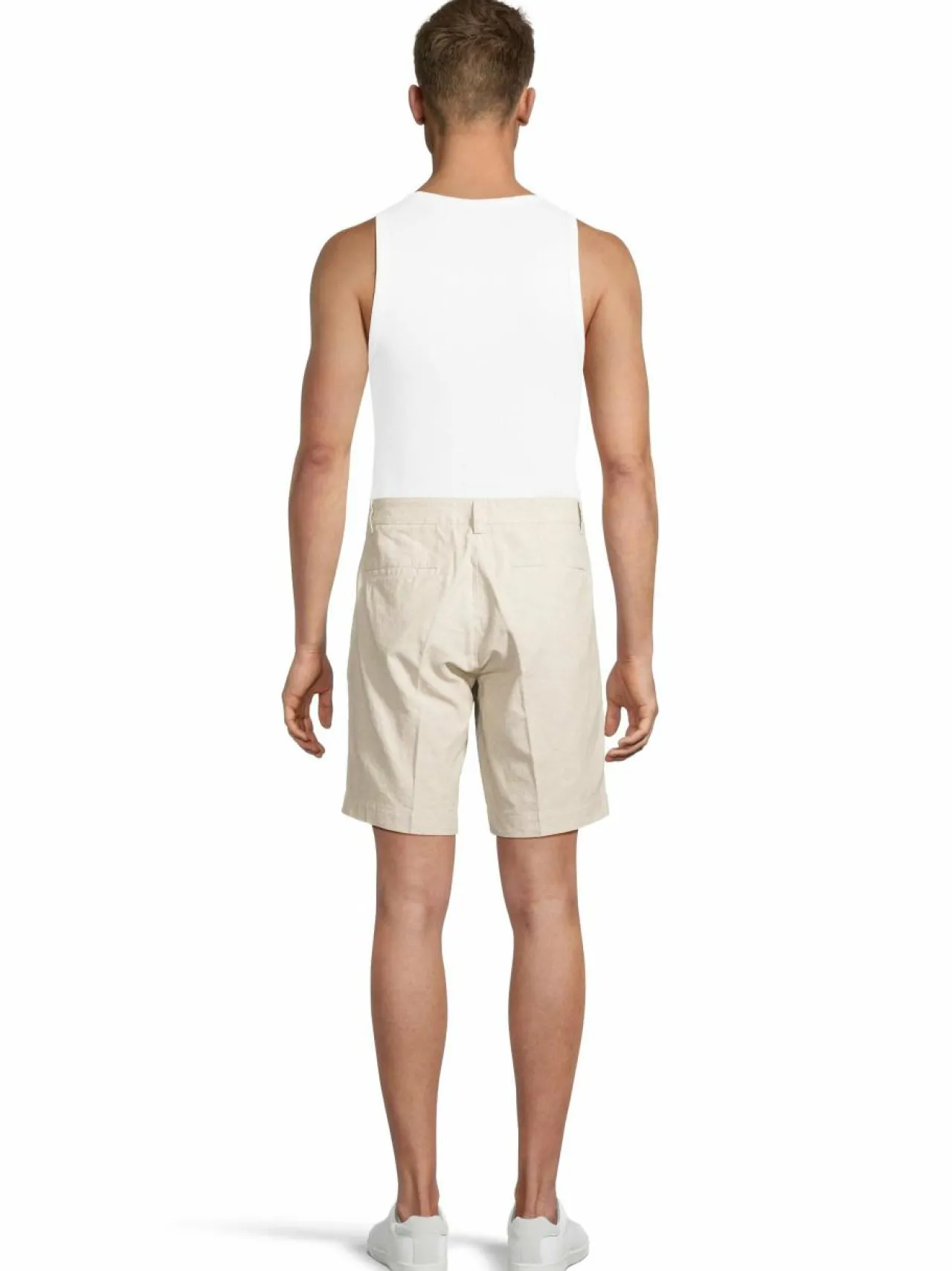 Housut<CONSTRUE Mexico-pellavasekoitteiset chinoshortsit LINEN TWO TONE