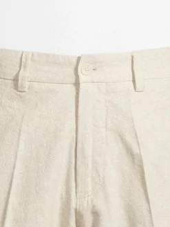 Housut<CONSTRUE Mexico-pellavasekoitteiset chinoshortsit LINEN TWO TONE
