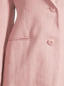 Bleiserit & Jakut<Max Mara Studio Micio-pellavableiseri 025 ROSA