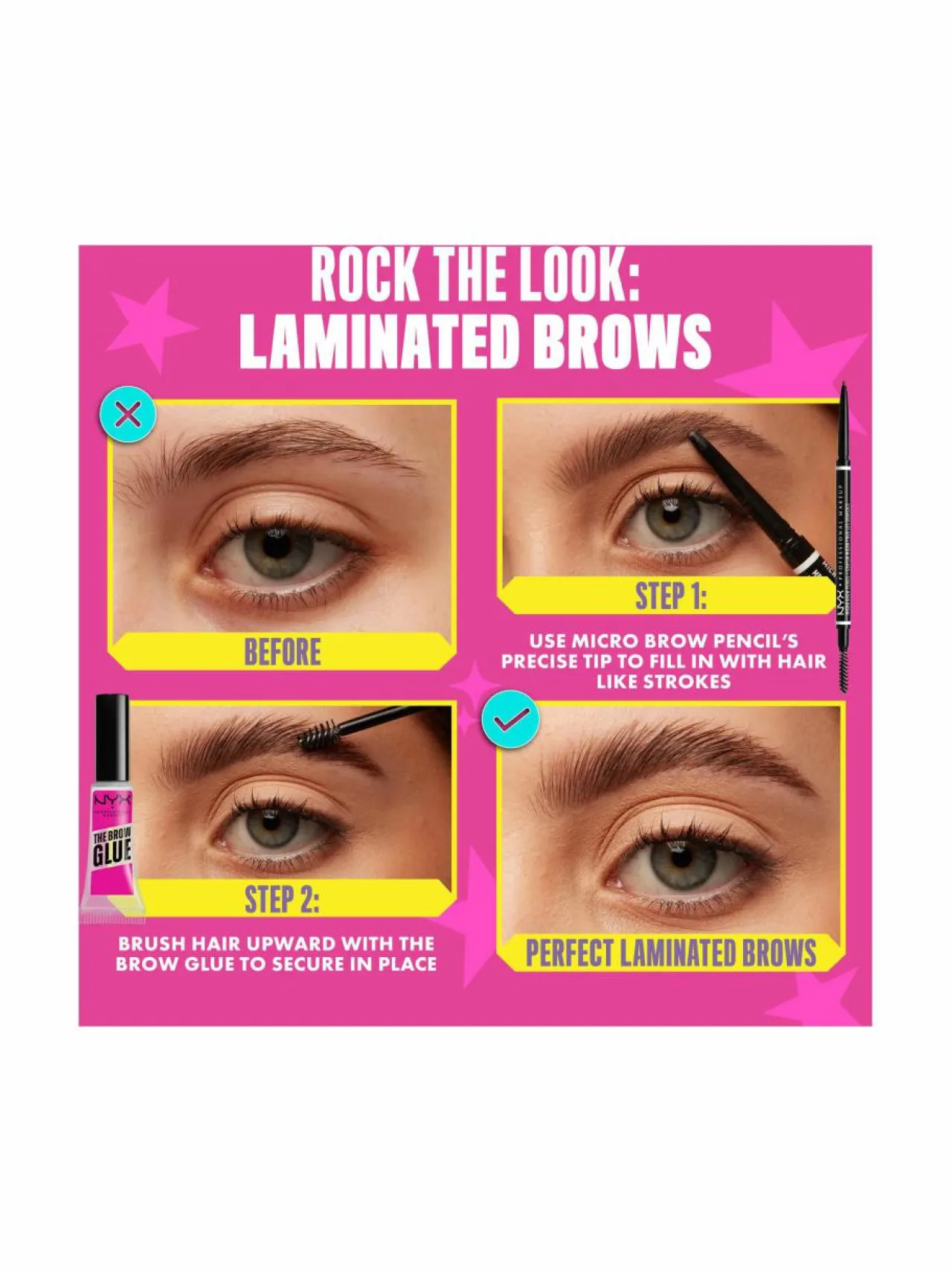 Silmät<NYX Professional Makeup Micro Brow Pencil -kulmakynä