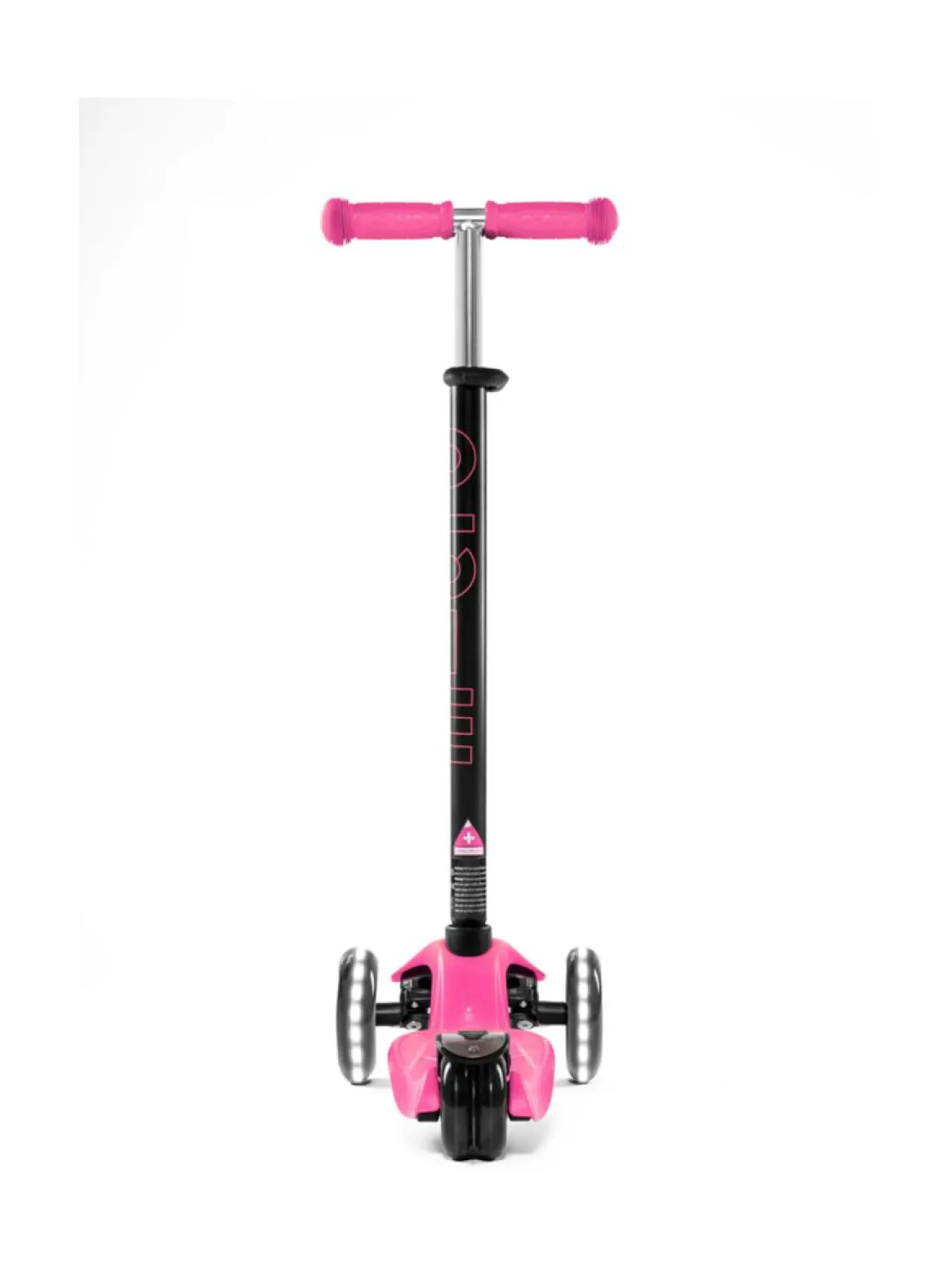 MICRO Potkulauta Maxi Plus LED-valoilla, pinkki^ Ulkolelut