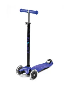 Ulkolelut<MICRO Potkulauta Maxi Plus LED-valoilla, sininen